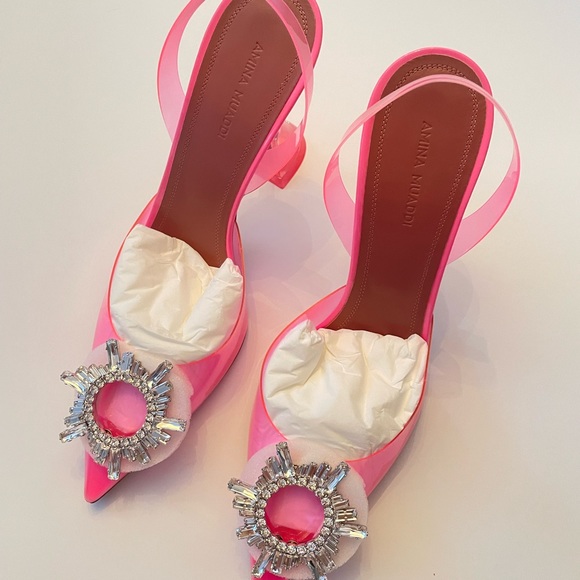 Amina Muaddi Begum Heels in Bubbble size 38.5 (8.5 US) - Picture 3 of 11